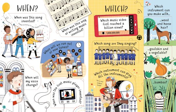 Lift-the-flap Questions and Answers About Music