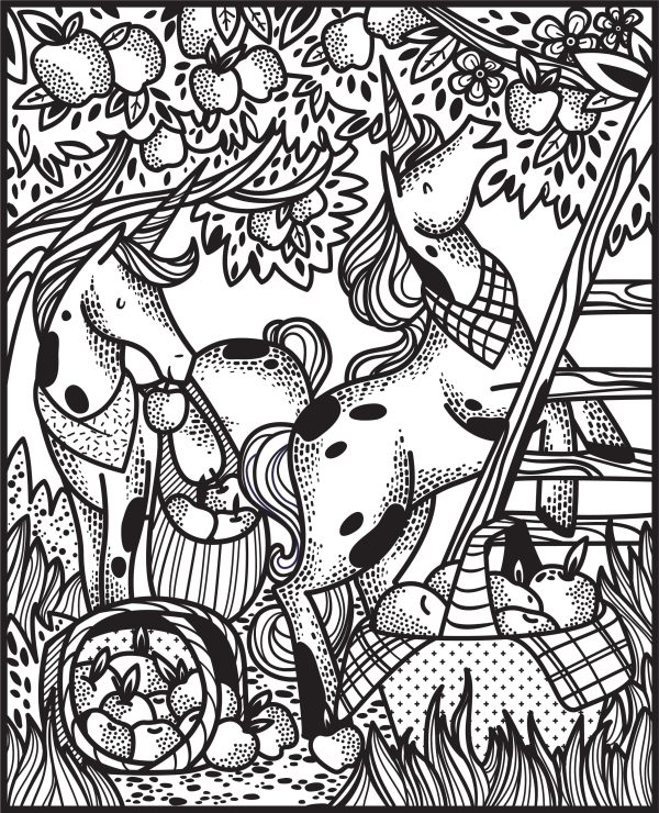 Unicorns Magic Painting Book