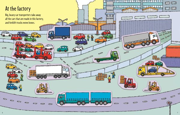 First Sticker Book Trucks