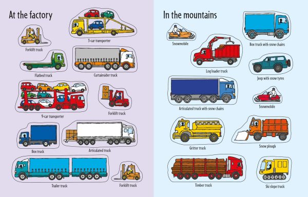 First Sticker Book Trucks