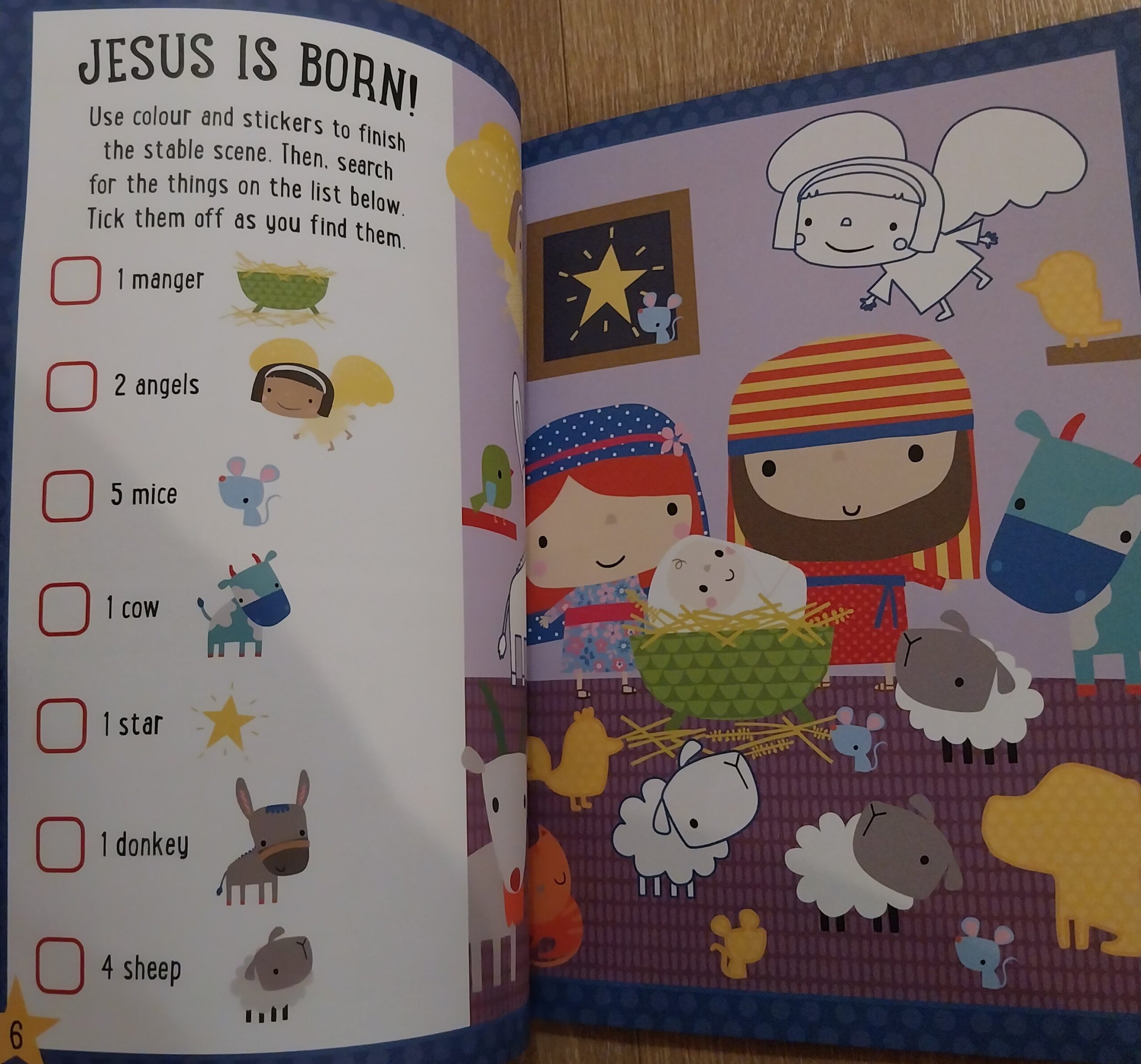 My Nativity - Sticker Fun Colouring Book