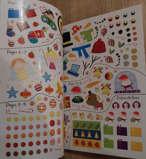 Snowy Christmas - Sticker Fun Colouring Book