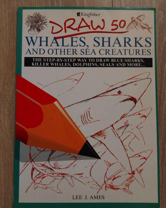Draw 50 Whales, Sharks and other sea creatures