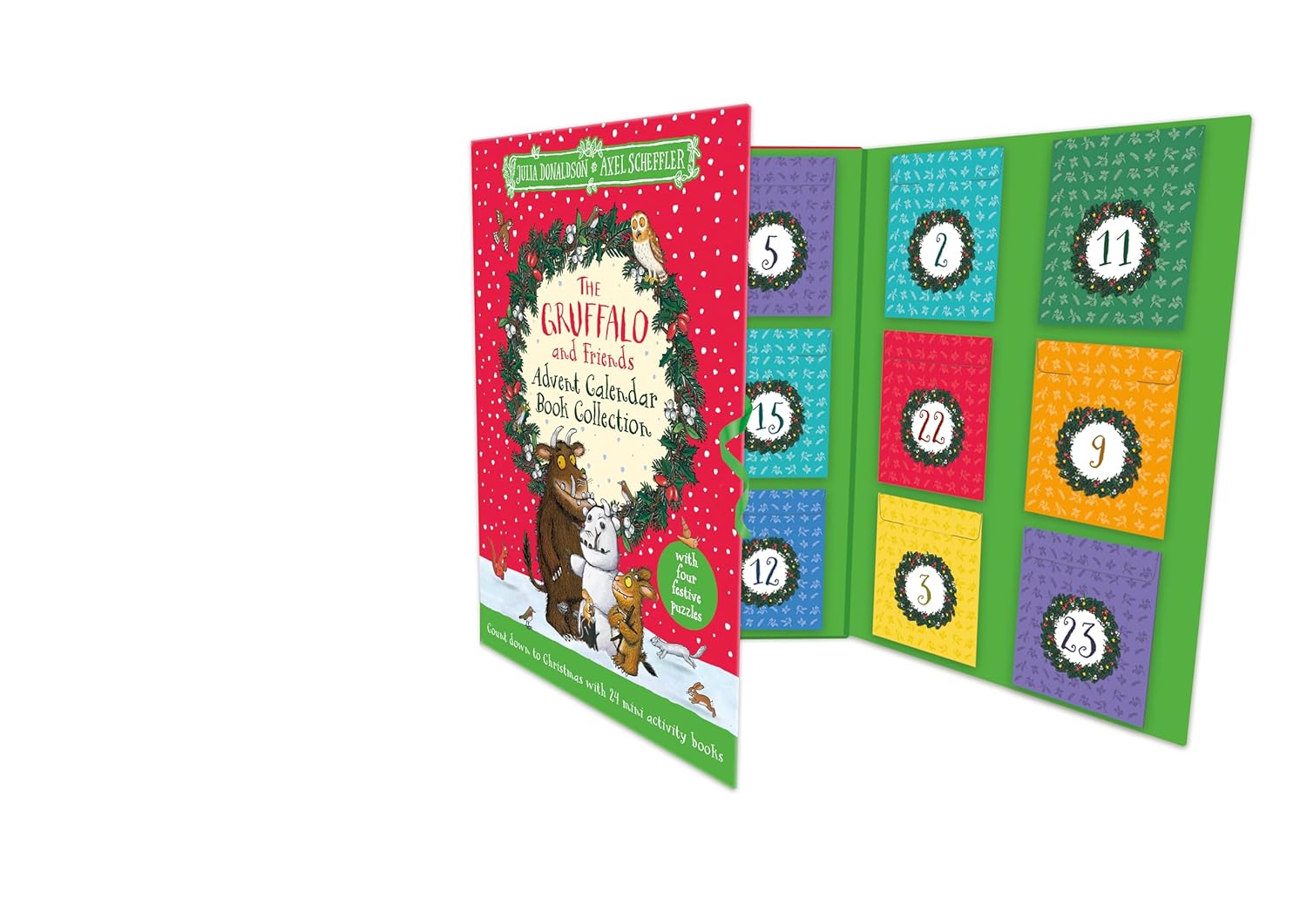 The Gruffalo and Friends Advent Calendar Book Collection: New for 2025! Count down to Christmas with 24 mini activity books